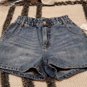 Denim shorts